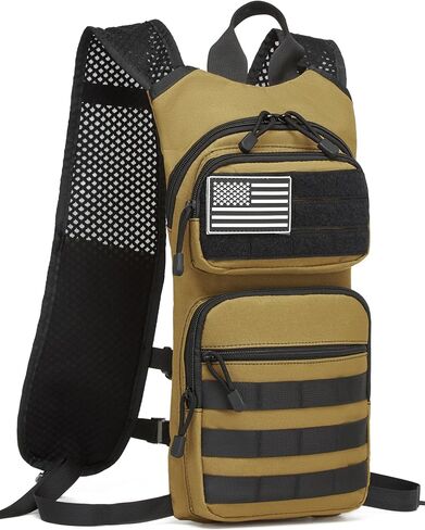 ATBP Running Hydration Vest Pack Thermal Insulation 3L TPU Water Bladder Tactical Backpack Bag for Cycling Hiking Daypack Men & Women in Kuwait