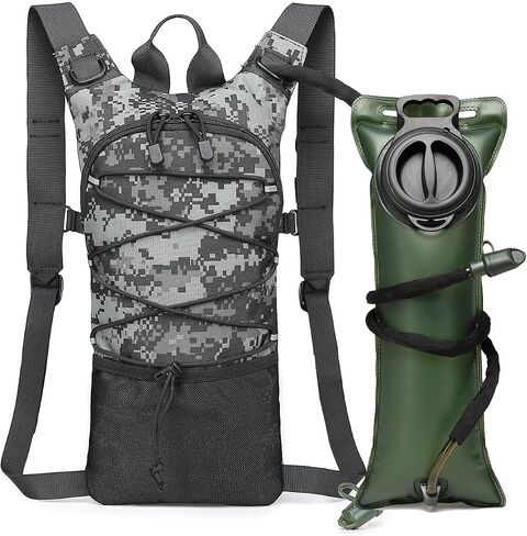 ATBP Running Hydration Vest Pack Thermal Insulation 3L TPU Water Bladder Tactical Backpack Bag for Cycling Hiking Daypack Men & Women in Kuwait