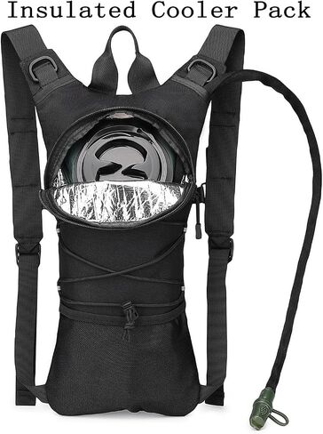 ATBP Running Hydration Vest Pack Thermal Insulation 3L TPU Water Bladder Tactical Backpack Bag for Cycling Hiking Daypack Men & Women in Kuwait
