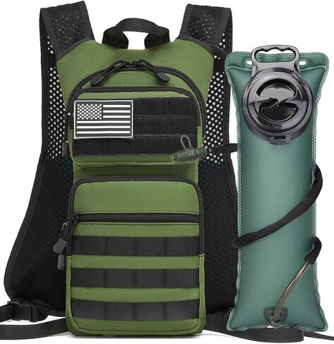 Insulated Hydration Pack Hiking Water Backpack Running Vest with 3L TPU Bladder Bag for Marathon Cycling Men in Kuwait