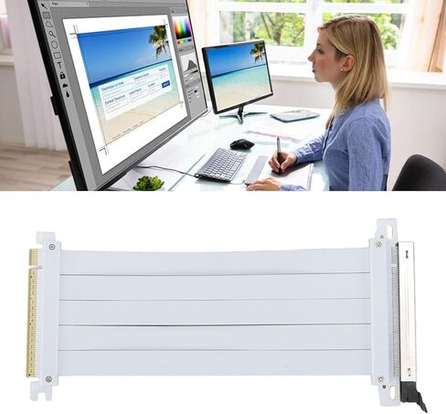كابل Riser PCIE ، كابل Riser Extension Extension التثبيت المريح ، GPU GPU منخفض التردد ، مع 4.0 سم) in Kuwait