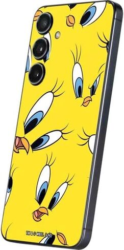 Skinit Skinit Phone Skin متوافق مع Galaxy S24 - Looney Tunes مرخص رسميًا Tweety Bird Ipod Design in Kuwait