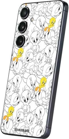 Skinit Skinit Phone Skin متوافق مع Galaxy S24 - Looney Tunes مرخص رسميًا Tweety Bird Ipod Design in Kuwait