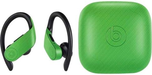 Skinit Decal Audio Skin Compatible with PowerBeats Pro - Orange Carbon Fiber Specialty Texture Material Design in Saudi Arabia