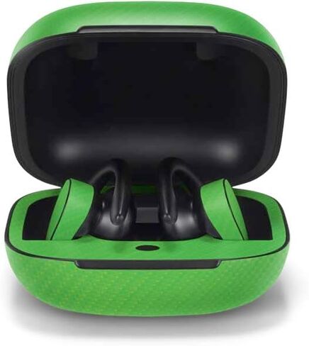 Skinit Decal Audio Skin Compatible with PowerBeats Pro - Orange Carbon Fiber Specialty Texture Material Design in Saudi Arabia