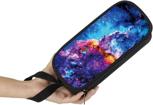 School Pencil Case Galaxy Pencil Bag for Students Adult Office Pen Bag Zipper Pencil Box in Kuwait