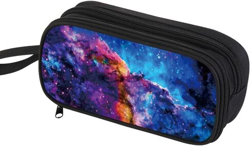 School Pencil Case Galaxy Pencil Bag for Students Adult Office Pen Bag Zipper Pencil Box in Kuwait