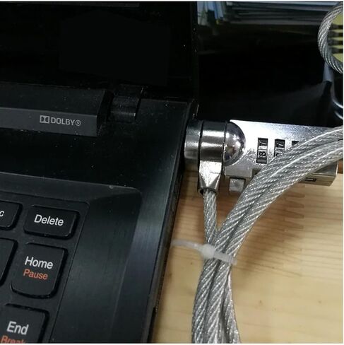 1pcs قفل الكمبيوتر المحمول كلمة مرور الكمبيوتر قفل 1.2 متر /1.1 متر مفاتيح حماية حبل الأسلاك الملحقات القفل (A1PCS 1.2 متر) in Saudi Arabia