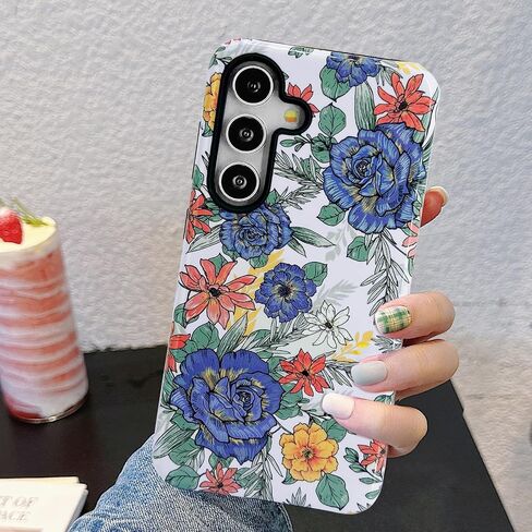 J.west Compatible with Samsung Galaxy S25 Plus Case 6.7 inch with 2 Pack Tempered Glass Screen Protectors Cute Animal Leopard Hybrid Cover for Girls Women Aesthetic Protective Phone Cases Cheetah in Saudi Arabia