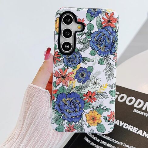 J.west Compatible with Samsung Galaxy S25 Plus Case 6.7 inch with 2 Pack Tempered Glass Screen Protectors Cute Animal Leopard Hybrid Cover for Girls Women Aesthetic Protective Phone Cases Cheetah in Saudi Arabia