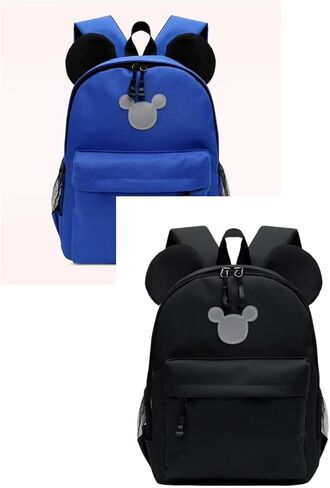 Mouse Shaped Backpack for Daily Use, 12 inches (BLACK) in Kuwait