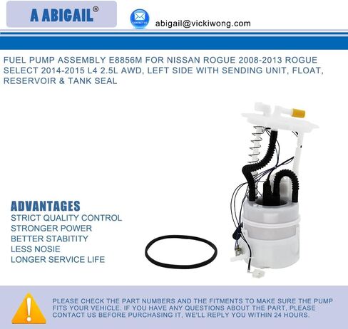 Fuel Pump E8855M Replacement for Compatible with Nissan Cube 2009 2010 2011 2012 2013 & Nissan Versa 2007-2012 1.6L 1.8L in Saudi Arabia