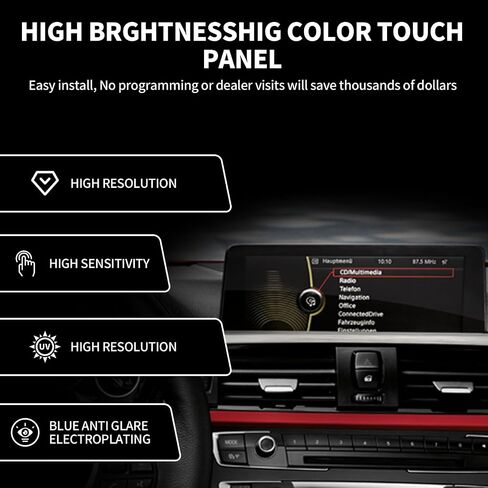 Esnavscren 8.8 في شاشة الزجاج شاشة عرض لوحة عرض للاستبدال لـ BMW L7 CID High 3 Series F30 F32 F32 F33 F34 in Kuwait