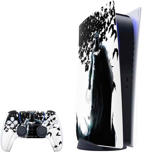 ألعاب Skinit Scenit Gaming متوفرة مع حزمة PS5 - DC Comics Comics Batman Holding Batarang Art Design in Kuwait