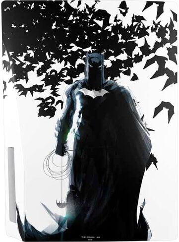 ألعاب Skinit Scenit Gaming متوفرة مع حزمة PS5 - DC Comics Comics Batman Holding Batarang Art Design in Kuwait