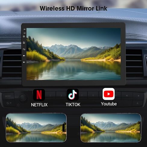 شاشة CarPlay القابلة للدوار 10.1 بوصة للسيارات و Android Auto ، ستيريو سيارة DIN مفردة مع كاميرا احتياطية 1080 بكسل ، التنقل في شاشة GPS ، Bluetooth ، التحكم الصوتي in Saudi Arabia