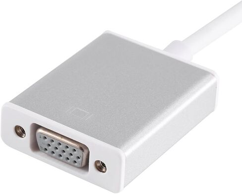 Keenso USB 3.1 Type C to VGA محول خفيفة الوزن من الألومنيوم المحمولة الإشعاع الجيد لسبائك الألومنيوم الفضي 12 بوصة (الذهب) in Saudi Arabia