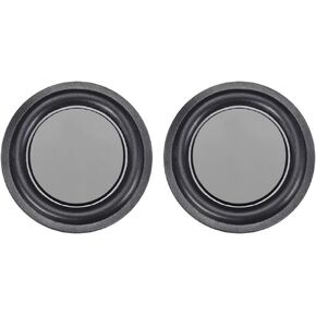 uxcell 2Pcs 2 Inches 52mm Bass Speaker Passive Radiator Auxiliary Rubber Vibration Plate Subwoofer DIY Repair