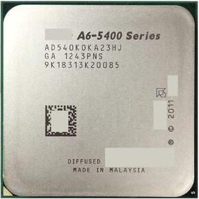CPU A6-Series A6-5400 A6 5400 K 5400K 3.6 GHz Dual-core CPU Processor AD540KOKA23HJ / AD540BOKA23HJ Socket FM2