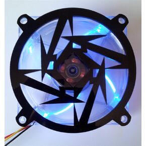 Custom 140mm Acrylic Metallica Star Computer Fan Grill