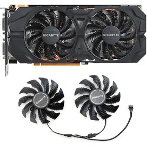 Cooling Fan Graphics Card Cooler Fans Fit for Gigabyte R9 380X 390 G1 GAMING Repair