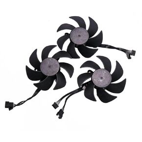 BestParts 75mm New Graphics Card Video Card Cooling Fan Replacement for GIGABYTE RTX 3060 AORUS Elite 8G 12G PLA09215S12H 42mm 4pin