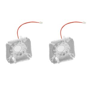 PRETYZOOM 2pcs Graphics Card Cooling Fan Cooling Fan for Graphic Computer Graphics Cooling Fan Replacement Cooler Gpu Fan Cooler for Graphic Silent Fan Video Card Aluminum Very Silent White