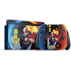 Skinit Decal Gaming Skin Compatible with Nintendo Switch Bundle - Officially Licensed My Hero Academia Katsuki Bakugo Season 4 Design