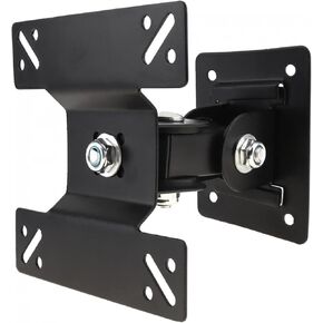 15KG Adjustable 14-27 Inch TV Wall Mount Bracket Flat Panel TV Frame Support 180 Degree Rotation for LCD LED Monitor Flat Pan