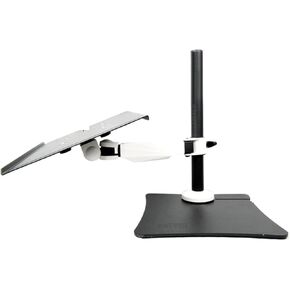 DL-T301-LP60 40CM High 10kg Big Metal Base 10"-17" Laptop Desktop Stand Notebook Pc Computer Bracket Holder Mouse(DL-T301-LP60 White)