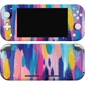 Skinit Skinit Gaming Gaming Skiner مع Nintendo Switch Lite - Pink Hair Anime Gamer Girl By Ivy Dolamore Design