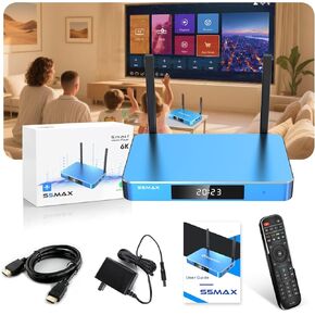 Cost-Effective S5 Max with Bluetooth Voice Command Remote，Wi-Fi 6,1000Mbps Ethernet Port.