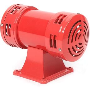 Air Siren Air Raid Horn 110V / 60Hz 140db Industrial Siren Motor Driven Cyclones Siren MS-490 Industry Electric Motor Driven Siren Continuous Alarm Horn 110V / 60Hz