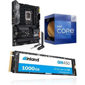 INLAND 3 in 1 Bundle: Intel 12900K Desktop CPU+ASUS Tuf Gaming Z790-Plus WiFi Motherboard+INLAND QN450 1TB NVMe SSD