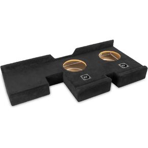 NVX Custom Fit Dual 10" Sealed Subwoofer Enclosure for 2007-2017 Toyota Tundra Double Cab | Down-Firing Empty Sub Box | CNC Precision-Cut MDF with Premium Carpet