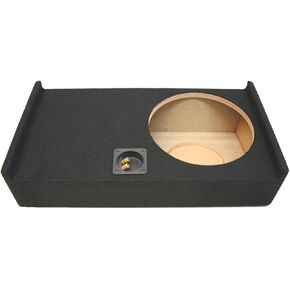 American Sound Connection Compatible with Ford F150 Extended Super Cab Truck 2009-2014 Single 12" Subwoofer Sub Box Speaker Enclosure