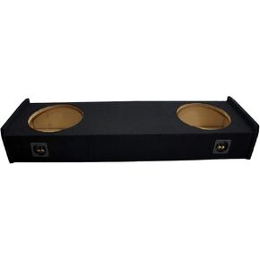 American Sound Connection Dual 12 Subwoofer Bass Speaker Sub Box Compatible with 1997-1999 Ford F150 Ext Cab Truck