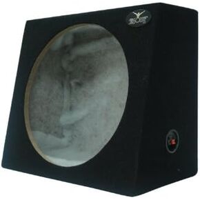 Absolute USA SAG15 Heavy Duty Sealed Back-Angle Single 15-Inch Subwoofer Enclosure Box
