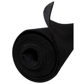 16FT x 3.75FT Black Speaker woofer Box Backed Polymat Carpet