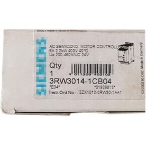 1pcs 3RW3014-1CB04 New and Sealed in Box 3RW30141CB04 1 Year Warranty