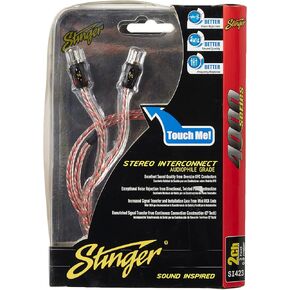 Stinger SI423 3 -Foot of 2-Channel 4000 Series RCA Interconnect Cable