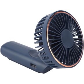 Portable Handheld Fan USB 6 Speed Fan Ajustable Rechargeable LCD Digital Display Mini Fan Personal Fan for Outdoor Indoor