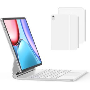 for iPad 11th (A16,2025) & 10th Generation 10.9" (2022) Case with Keyboard, Magnetic Case with Trackpad, Magic Keyboard iPad 10th Generation, Backlits, Floating Cantilever Stand, Black