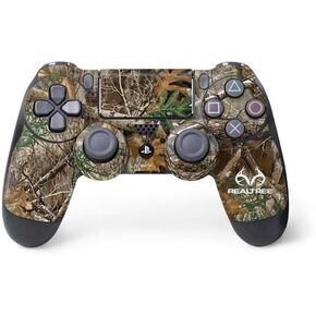 Skinit Decal Gaming Skin Compatible with PS4 Controller - Officially Licensed Realtree Edge Pink Camo Design