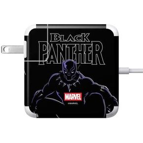 Skinit Decal Other Skin Compatible with 85W Power Adapter (15 and 17 inch MacBook Pro Charger) - Officially Licensed Marvel Black Panther Wakanda Salute Design