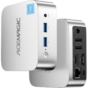 Acemagic Vista V1 N97 Mini PC ، 16GB DDR4 RAM 512GB SSD MINI Computer ، 12th Gen N97 (Beat N150/N100/N95 ، حتى 3.6 جيجا هرتز) ، شاشة كمبيوتر Desktop Date 4K الصغيرة 4K