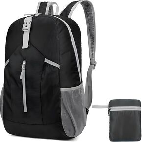 8L Ultra Lightweight Hiking Backpack, Portable Foldable Waterproof Backpack, Small Travel Daypack, Travel Outdoor Foldable Shoulder Bag, Waterproof Packable Back Pack for Women Men (Green)
