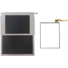 LCD Screen Display Compatible for Nintendo 2DS Top Bottom Touch Digitizer Lasting LCD Display Unit Gaming Accessories