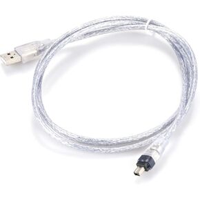 5ft USB Male to Firewire IEEE 1394 4Pin Data Transfer Male Converter Cable Accessory
