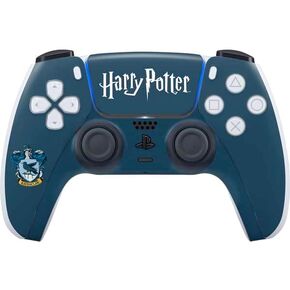Skinit Decal Gaming Skin Compatible with PS5 Controller - Officially Licensed Wizarding World Harry Potter Slytherin Crest Design